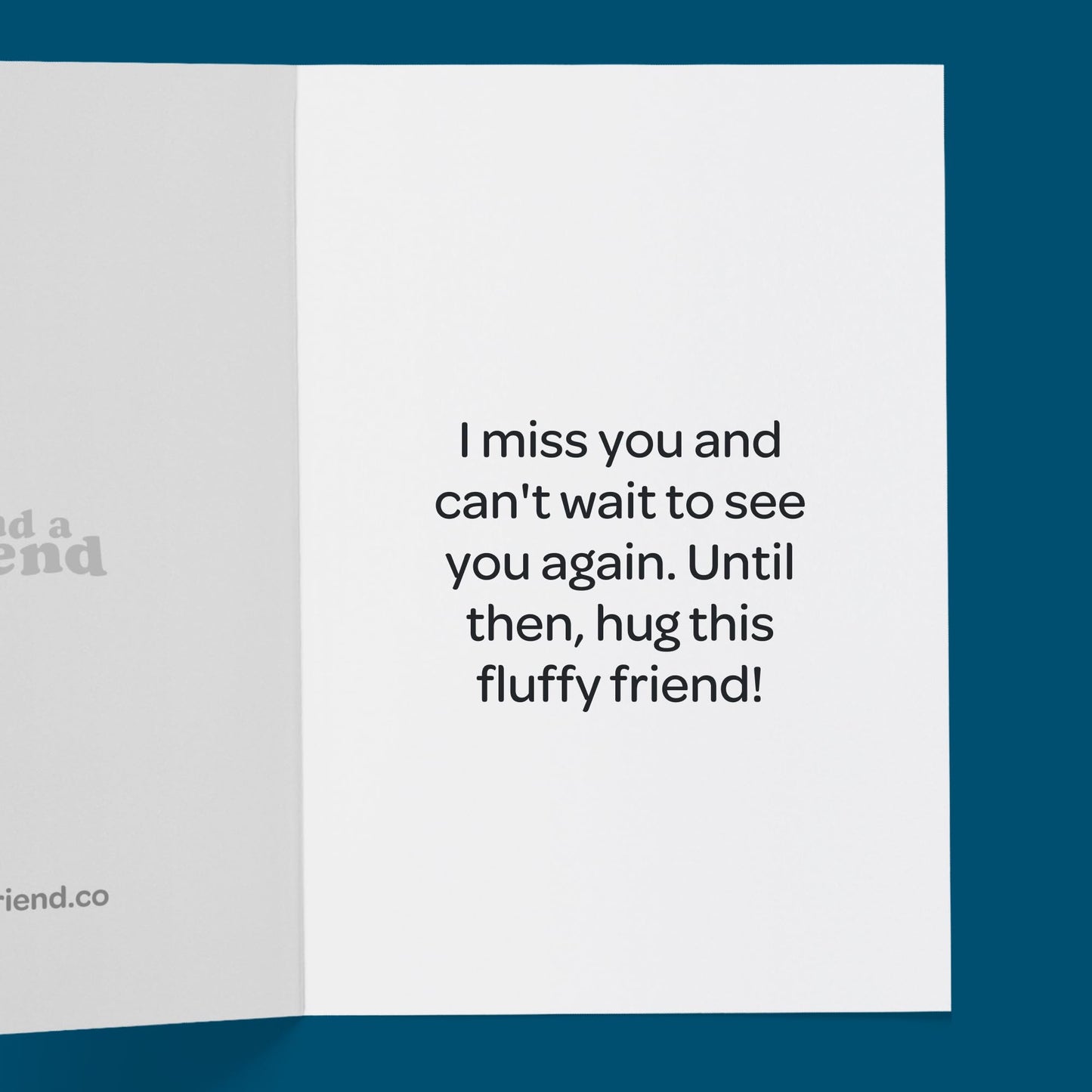 Sendafriend Oliver The Otter Stuffed Animal Care Package, Someone Loves You Box, Great Gift For Any Reason (Miss You Notecard)