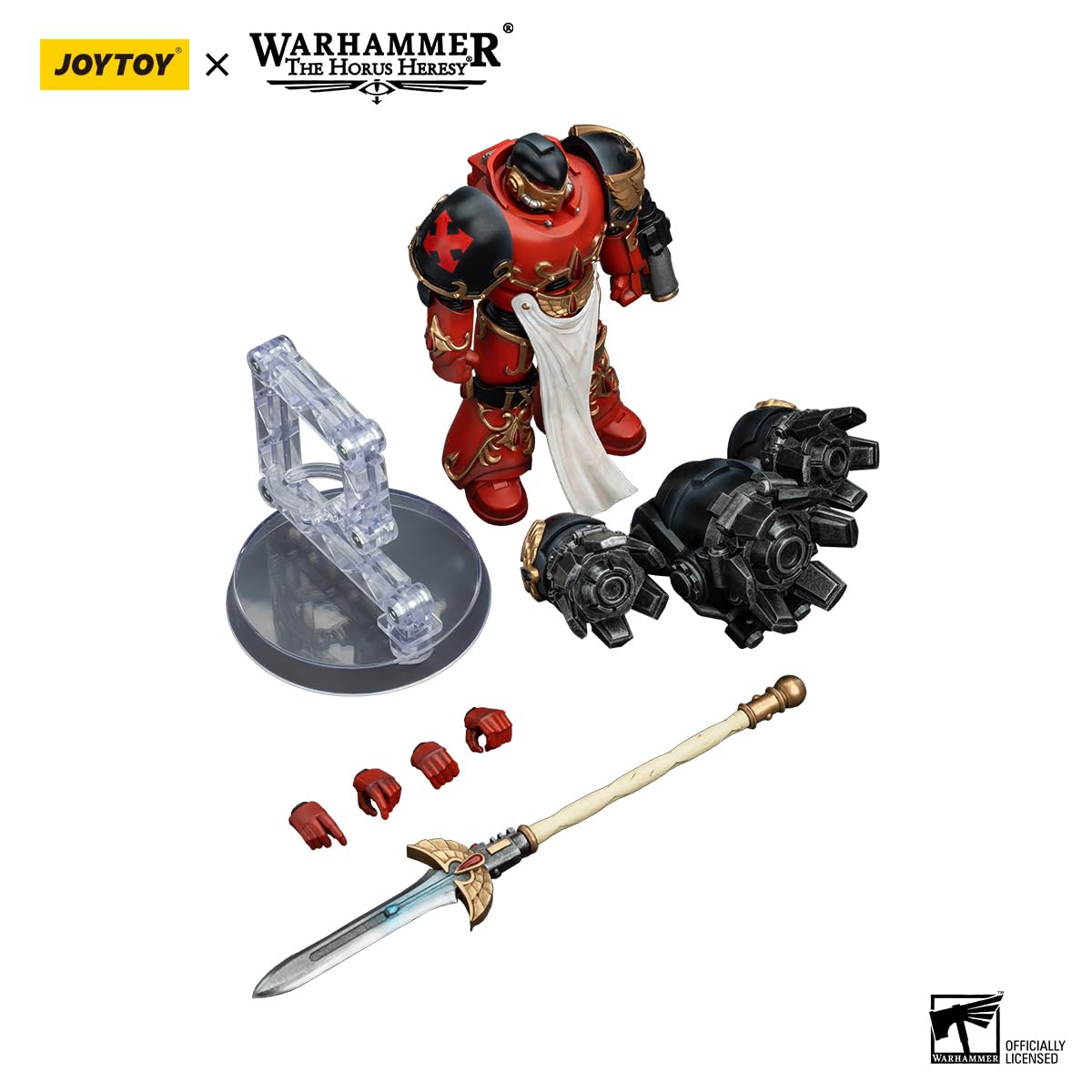 JOYTOY Warhammer The Horus Heresy Blood Angels Dawnbreaker Cohort Dawnbreaker 2  1:18 Scale Action Figure Mecha Joy Toy Collection Model 4.76in