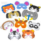Rhode Island Novelty 1 Dozen 7 Inch - 13 Inch Dress Up Foam Animal Masks