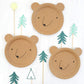 Meri Meri Bear Small Plates (Pack of 12)
