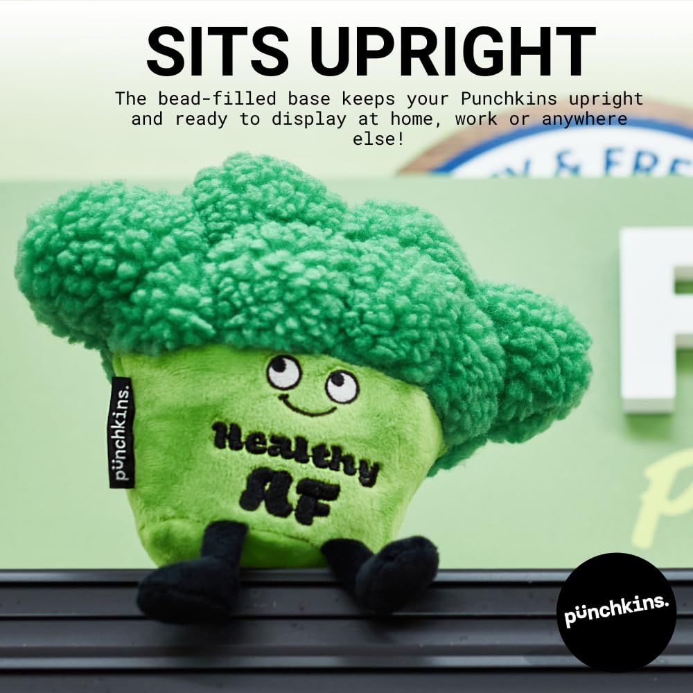 Punchkins Teddy Bear Plushie - Cute but Psycho Sassy Stuffed Bear, Cute Teddy Bear Toy for Gifting