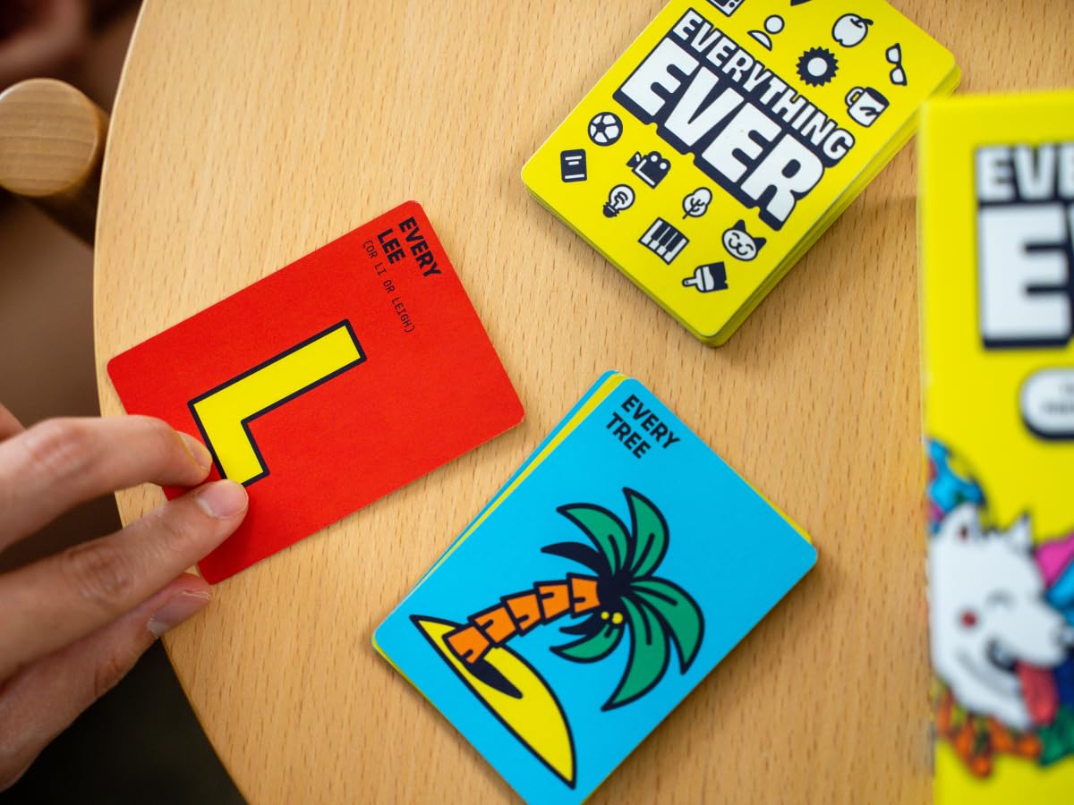 Everything Ever Card Game | Fun Family Games For Adults, Teens, & Kids | Fun Quick Party Game | 20 Minutes | Ages 12 And Up | For 2 To 10 Players | Easy To Learn