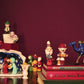 Alessi Agj01 11 Trino Figurine In Porcelain. Hand-Decorated. - 4 Inch.