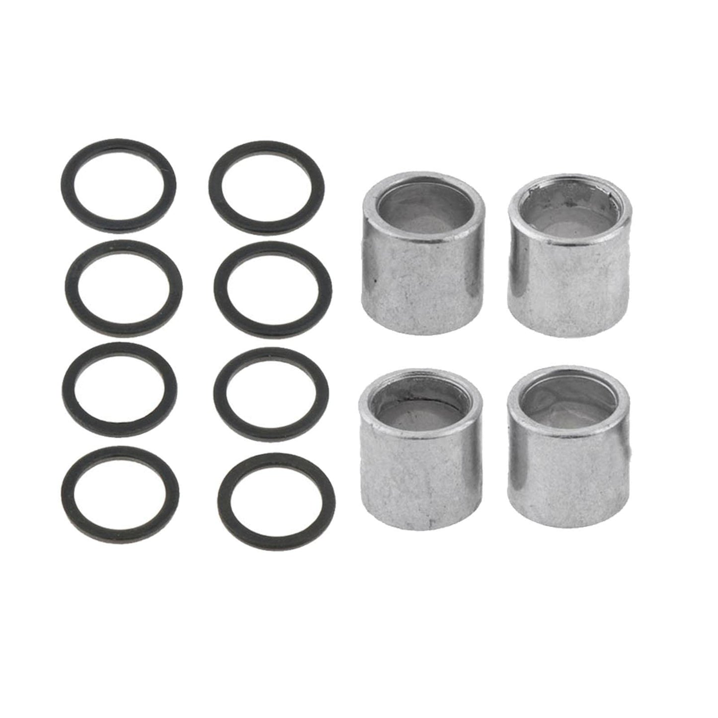 Ubersweet Set of 8 Skateboard Bearings Abec 11 with Spacers, Washers Orange