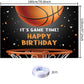 Basketball Happy Birthday Backdrop Decorations Basketball Happy Birthday Banner Basketball Birthday Photo Background For Home In