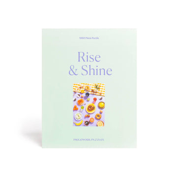 Piecework Puzzles Rise And Shine 1000 Piece Puzzle For Adults, Challenging Jigsaw Puzzle With Breakfast Table Imagery, Soft-Touc