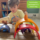 Montessori Nesting Rainbow Toy: Open-Ended Wooden Stacking Set With Arches, Peg Dolls & Story Book For Emotional Intelligence &