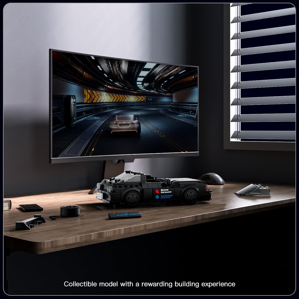 Mould King Speed Champion Car Building Toys with Acrylic Display Case Model Race Car Toy Building Blocks Kit 27014 Collectible R