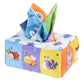 Ilsmysutra Montessori Tissue Box Toys Juggling Scarves For Children Infant Animals|Toys For Baby|Developmental Baby Toys