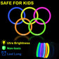 Halloween Glow Sticks Party Pack 8-50, Light up Bracelets & Necklaces Accessories for Kids, Neon Glow in the Dark Party Favor Su