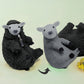 AGRIMONY Black Sheep Plush Toy - Cute Small Shaved Lamb Stuffed Animal for Kids, Girls, Boys, Women - Perfect Gift for Valentine's, Birthdays, Easter