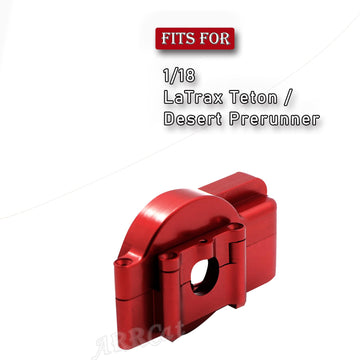 ARRCat Alloy Gearbox Housing Motor Plate Upgrades Part for 1/18 LaTrax Teton Desert Prerunner,Replace #7590 (Red)