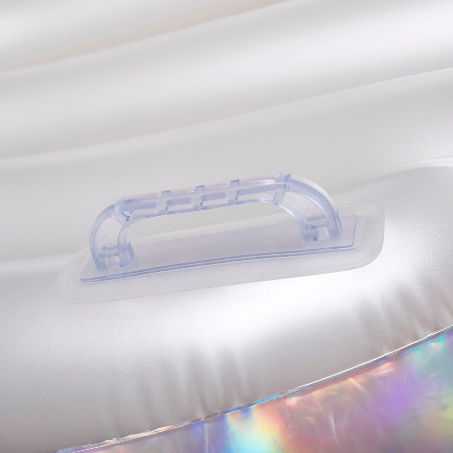 Funsicle: Pearl Princess Lounge - Inflatable Pool & Water Float, 58.5x55x40, Holographic & Pearlized Design, Water Toy, 220 lb C