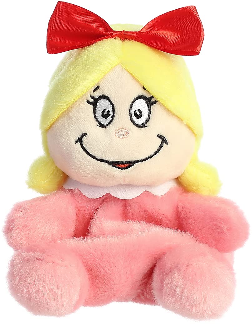 Aurora Palm Pals Christmas Stuffed Plush 3 Piece Bundle, Max, Grinch And Cindy Lou