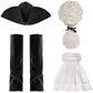 Sizgaroot George Washington Costume For Boys Kids Colonial Alexander Hamilton Costume (12-14 Years)