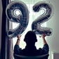 Silver 9 Balloon, Number Balloons 40 Inch, 9Th Giant Birthday Decorations For Boys Girls,19Th 29Th Silver Party Decorations Supp