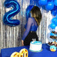 Big Navy Blue 0 Number Balloon 40 Inch, Foil 0 Number Balloons, Number Zero Balloons For 10 20 30 40 50 60 70 80 90 100 Women Me