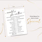 Wedding Shower Games Cards, Would She Rather Bridal Shower Game For 25 Guests, Engagement Party Wedding Games For Guests, Minima