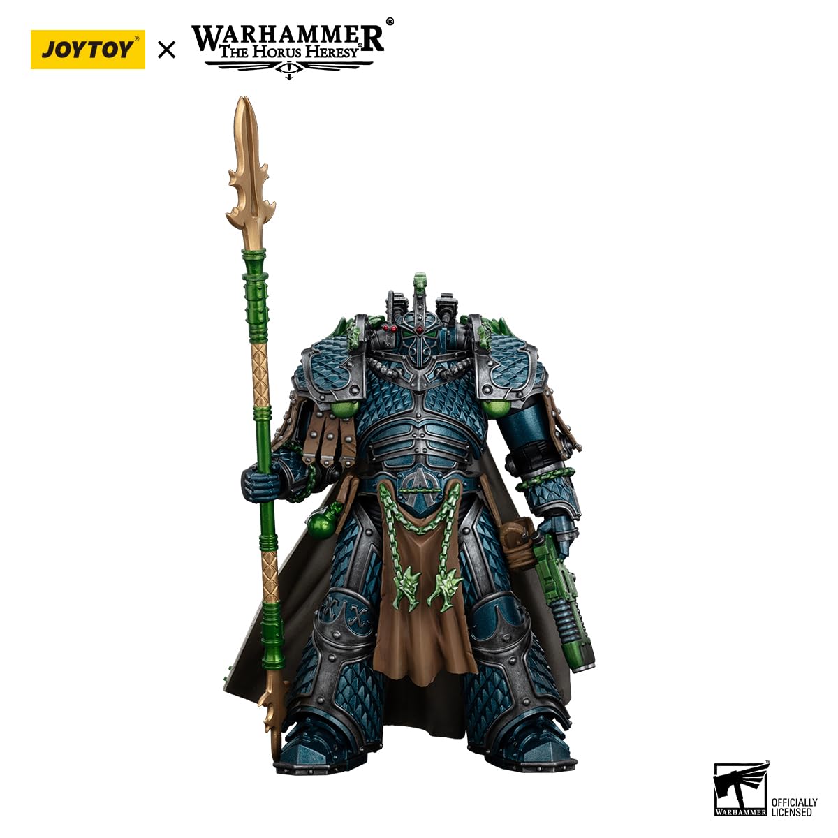JOYTOY Warhammer The Horus Heresy Alpha Legion Alpharius, Primarch of The XXth Legion - 1:18 Scale 7.5in Action Figure Mecha Joy