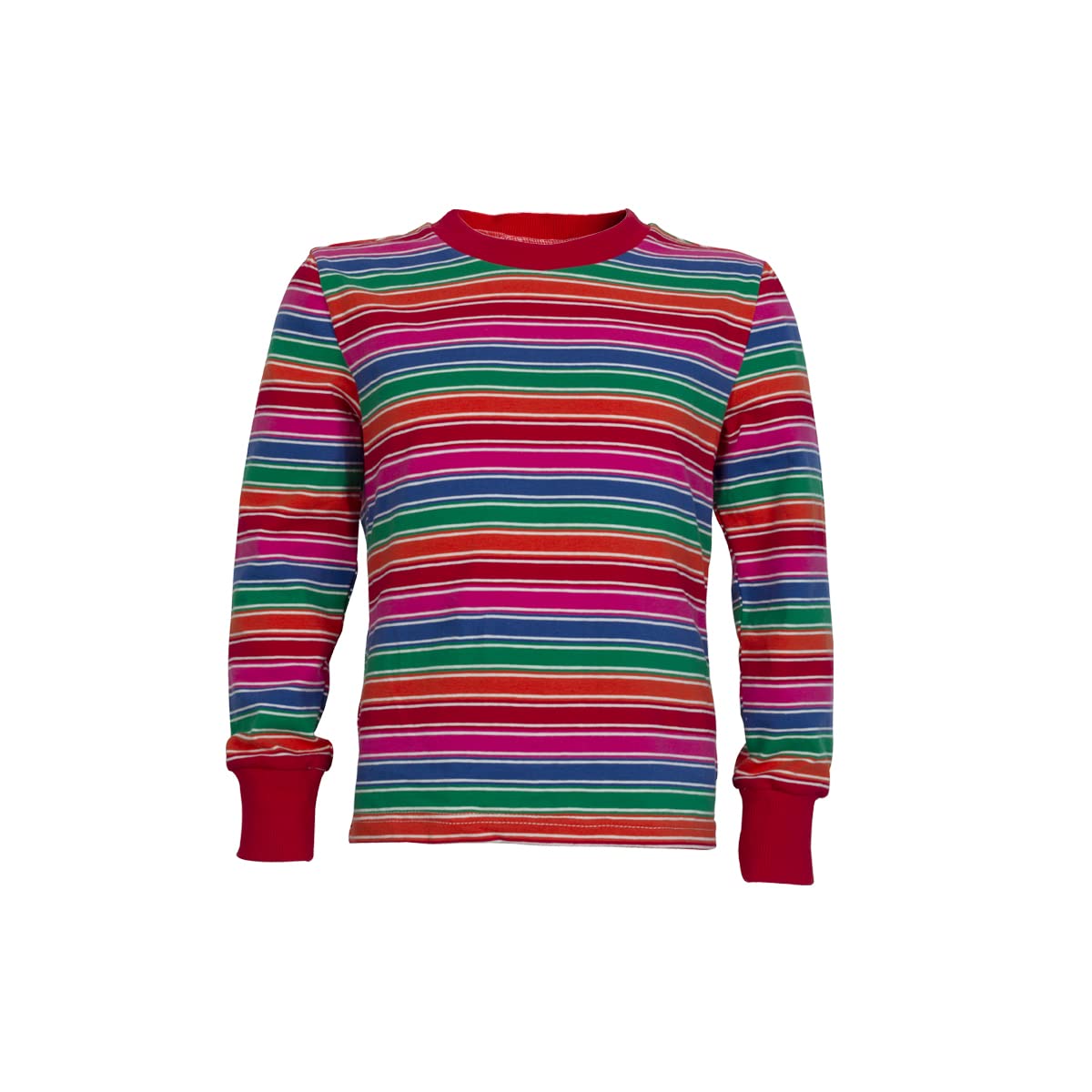 Loketa Kids Boys Girls Costume Halloween Rainbow Stripe Jumpsuit Good Guys Doll Cosplay Overall (110(3-4Years))