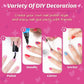 Shemira Nail Art Kit for Girls, Nail Polish Kit for Kids Ages 7-12 Years Old, Ideal Birthday Gift for Girls 7 8 9 10 11 12 Years
