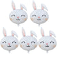 Hadckja Bunny Balloons Easter Balloons Rabbit Head Foil Balloons For Easter Themed Party Easter Bunny Birthday Party Supplies De