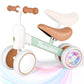 PerKidern Baby Balance Bike for 1-3 Year Old Boys Girls, 12-36 Month Toddler Balance Bike, 4 Wheels Baby Bike Toddler First Birt