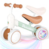 PerKidern Baby Balance Bike for 1-3 Year Old Boys Girls, 12-36 Month Toddler Balance Bike, 4 Wheels Baby Bike Toddler First Birt