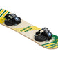 Slippery Racer Kids Hardwood Snowboard with hook and loop Binding in Various Sizes (90 CM-Yellow/Green)