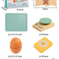 Wooden Cookie Bake Play Food Set, Pretend Play Cookies and Baking for Toddlers, Montessori Play Kitchen Accessories Wooden Food