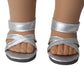 MSYO 19 Pcs Doll Shoes & Accessories for 18 Inch Dolls,7 Pairs Seasonal Styles with Doll Snow Boots/Sandals/Sequins/Shoes/ Socks