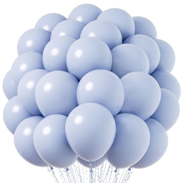 Voircoloria Dusty Blue Balloons, 66Pack 12Inch Slate Blue Latex Party Balloons For Wedding, Birthday, Graduation, Bridal Shower,