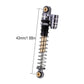 INJORA 43mm Shocks Aluminum Threaded Tele Absorber Damper Upgrades Parts Accessories for Axial SCX24 Bronco Gladiator Deadbolt J