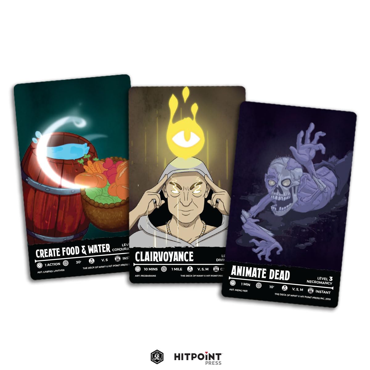 Hit Point Press Animated Spells: Level 3, A-M
