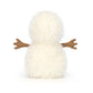 Jellycat Little Snowman Plush Toy, 7" Soft Polyester Stuffed Animal, Classic Children's Décor