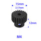 Vgoohobby Metal Spur Diff Differential Main Gear & Motor Gear Compatible with WLtoys 104001 1/10 RC Car Upgrade Parts