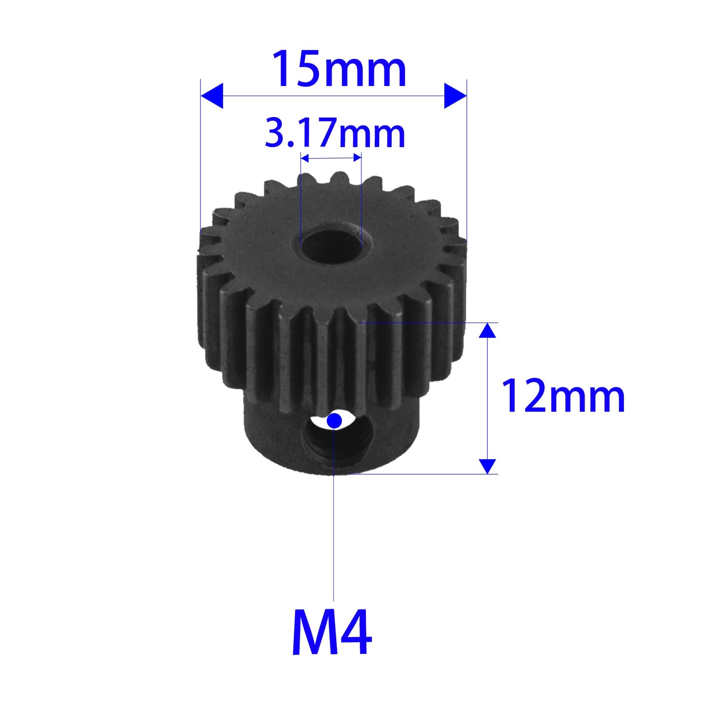 Vgoohobby Metal Spur Diff Differential Main Gear & Motor Gear Compatible with WLtoys 104001 1/10 RC Car Upgrade Parts