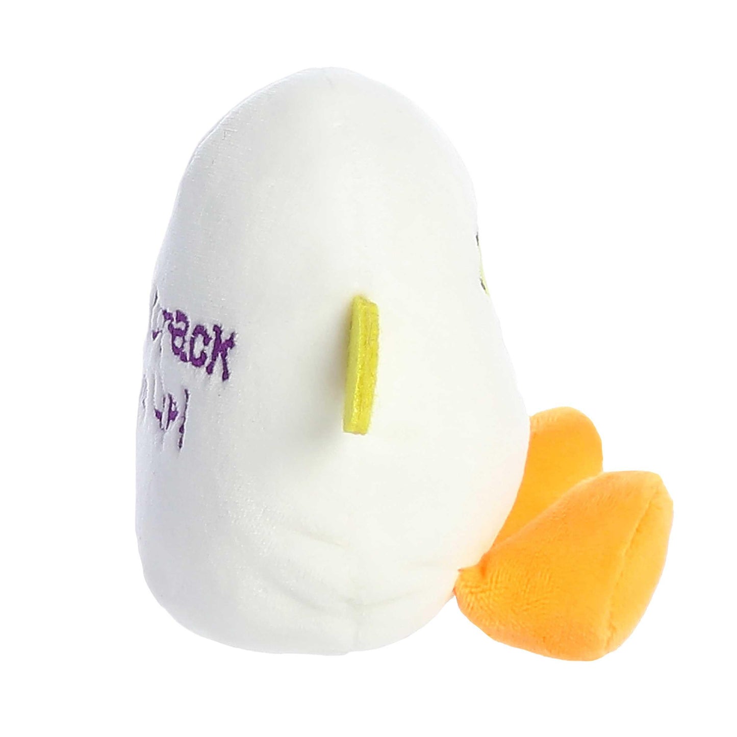 Aurora Punny Eggspressions  Me Up Stuffed Animal - Humorous Wordplay - Playful Expression - Yellow 3.5 Inches