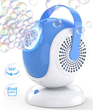 Joyfuture Bubble Machine - Automatic Bubble Blower For Kids, Toddlers - Toys Gifts For Boys Ages 3+ Year Old, Include Bubble Sol