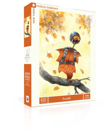 New York Puzzle Company - Peter de Sve Freefall - 500 Piece Jigsaw Puzzle for Adults by Peter de Sve