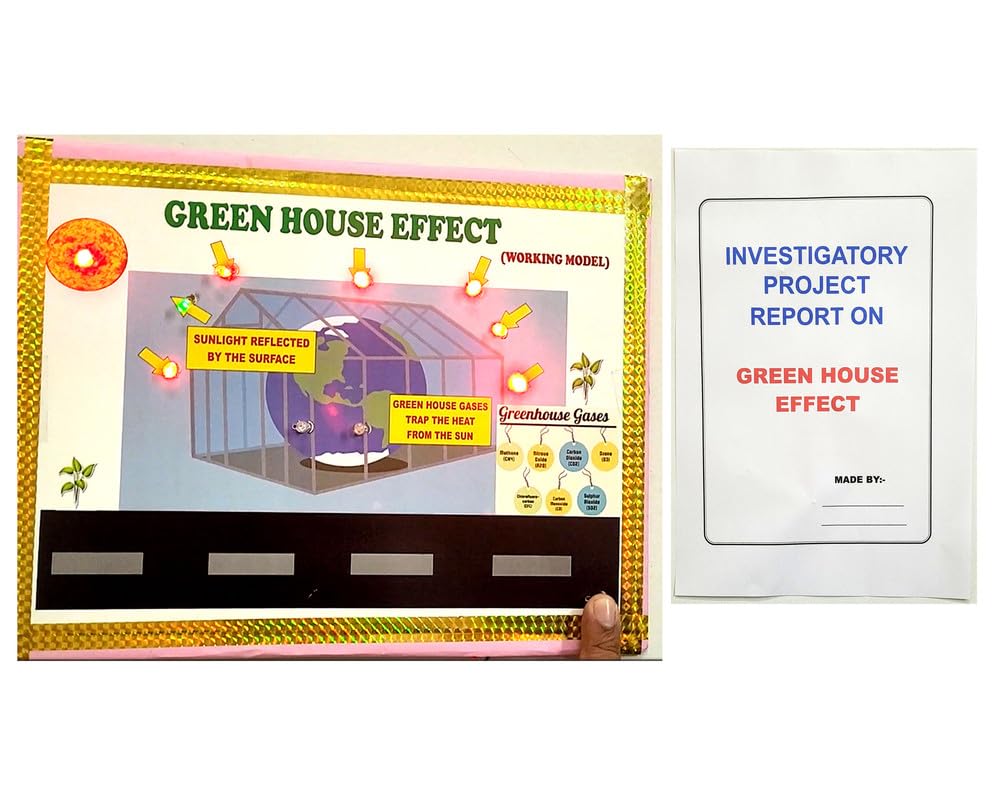 Green House Effect Project Model And Science Teaching Aid Educational Electronic Hobby Kit