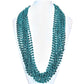 Vibrant Turquoise Bead Plastic Necklaces (30'') - Pack of 50 - Perfect for Events, Fashion & DIY