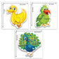 TOYKRAFTT Chunky Infant Floor Puzzle Toy, 2 Piece Puzzles for Kids Age of 2-3 Years, Animal Puzzles for Boys Girls, Educational