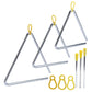 Musical Triangle, Educational Metal 6In 7In 8In Percussion Instrument For Children For Playing Training For Kids