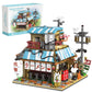 RAVAYO Japanese Ramen Shop Building Blocks Set - Mini Brick Simulation Architecture Construction Toy Ideal Gift Choice for mature-themed Teen 14+