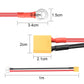 RIIEYOCA XT90 to O Ring Terminal Cable, 1M 10AWG Silicone Wire, Black, Model RII-0006 for RC Lipo Battery FPV Racing Drone