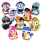 The System Sellers Ten 2'' Sea Animals Rubber Bath Toys With Costumes (Penguins In Costumes)