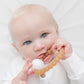Ryan And Rose Cutie Teether Rattle (Rubber Clear)