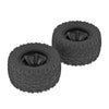 ARRMA 1/10 Copperhead MT Front/Rear 2.2/3.0 Pre-Mounted Tires, 12mm Hex, Black (2), ARAC9611