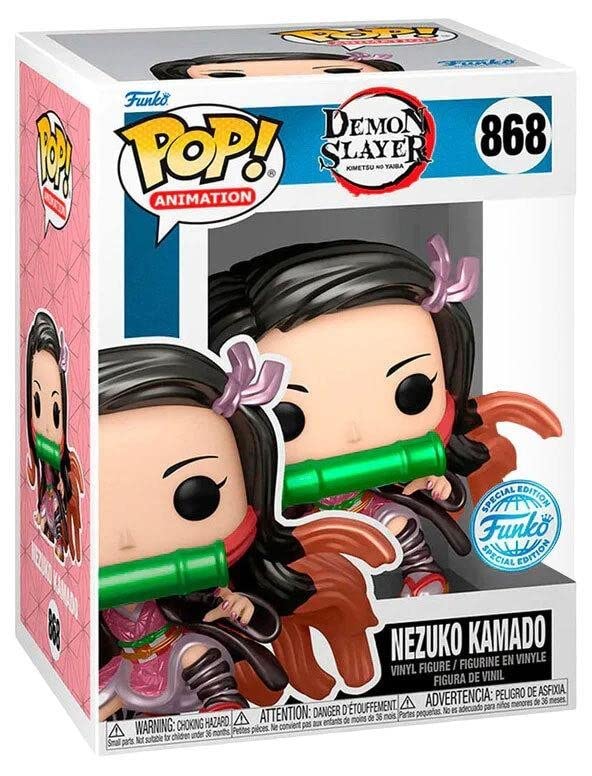Funko Pop Demon Slayer Nezuko Kamado Metallic Special Edition Exclusive Multicolor